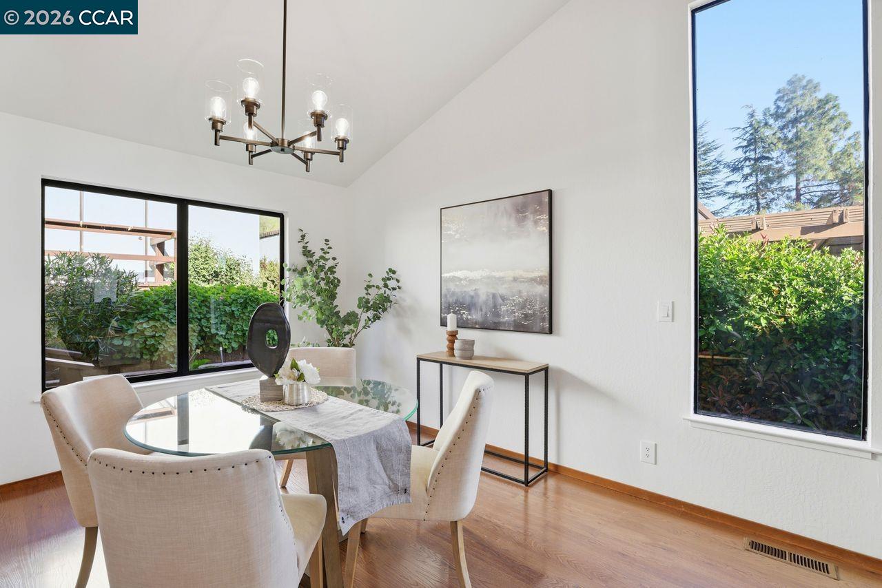 221 Tangerine Court San Ramon, CA 94583 - Photo 9 of 27 a view of a dining room with furniture window and wooden floor