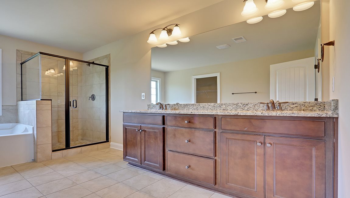 7422 Randshire Way Raleigh, NC 27616 - Photo 7 of 25 representation purposes only, Buchanan is home listed and photos of completed Buchanan are for representation purposes only. Buchanan listed will vary in color selections. master bath