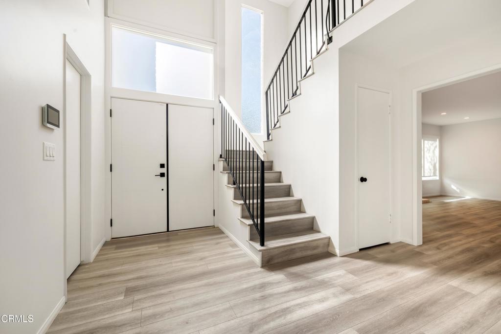2915 Hopeton Road La Crescenta, CA 91214 - Photo 6 of 41 a view of entryway with wooden floor and staircase
