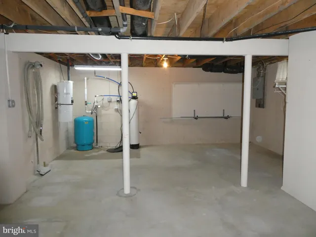 a view of water heater room