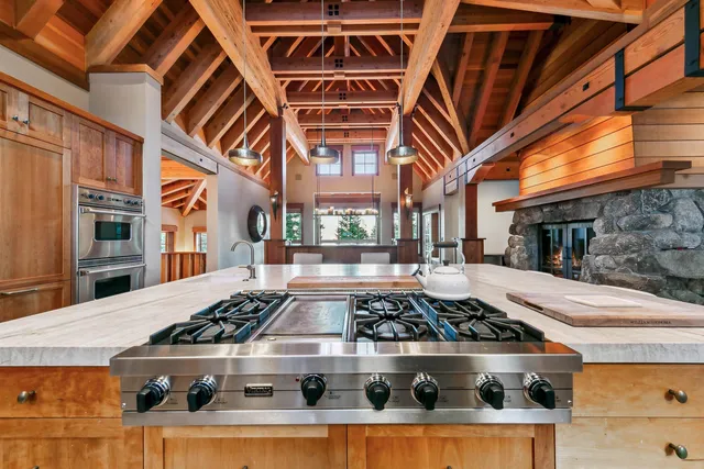 a close view of stove