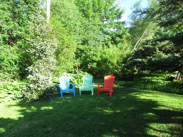 99 First Parish Road Scituate, MA 02066 - Photo 9 of 30 a view of a backyard with sitting area