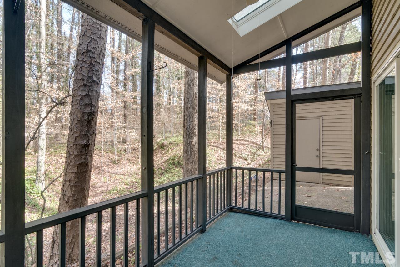 22 Glenmore Drive Durham, NC 27707 - Photo 20 of 27 a view of a large window with an outdoor space