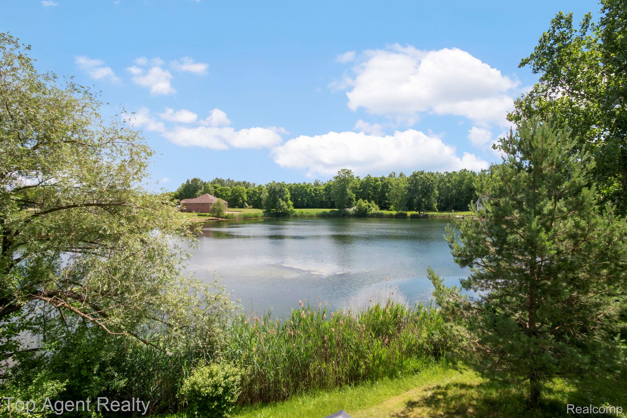 63770 Dequindre Road Washington, MI 48095 - Photo 25 of 61 Expansive lakefront setting with lush green trees and varied foliage