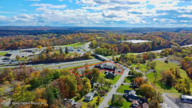 a view of lake and mountain