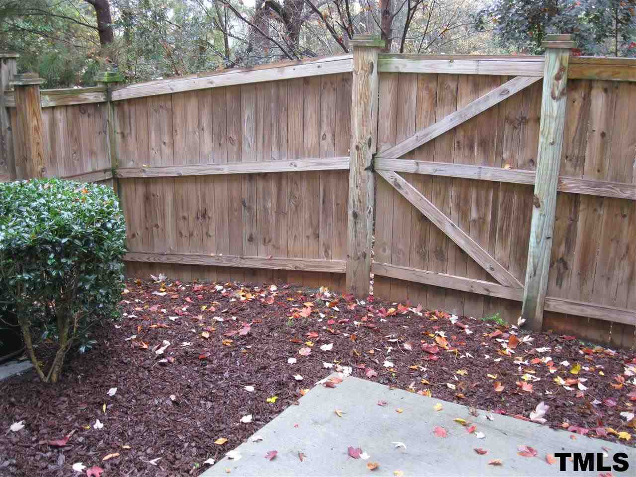 8608 Redcrest Place Raleigh, NC 27617 - Photo 16 of 17 Fenced Patio