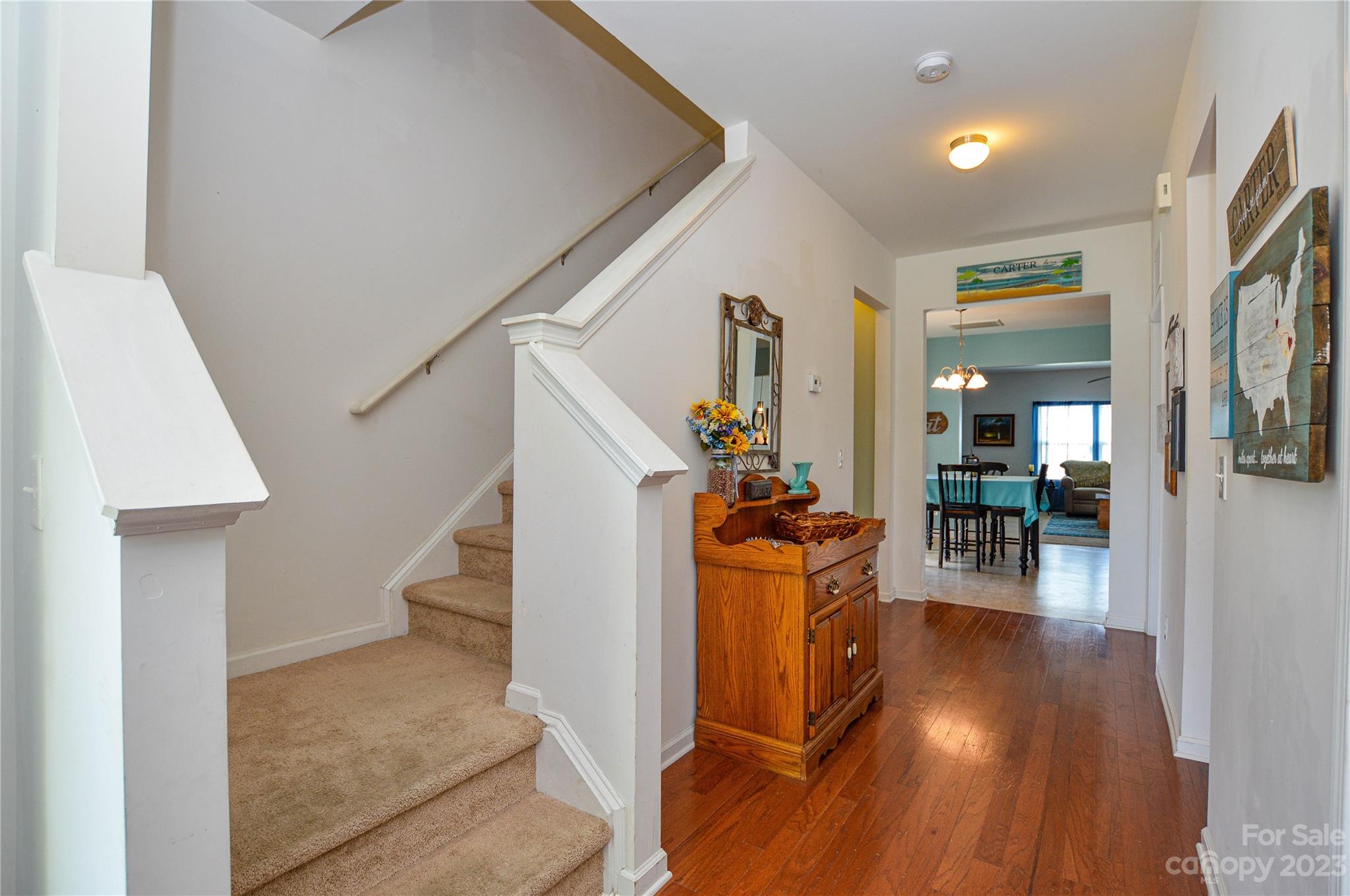 8191 Thornton Street Locust, NC 28097 - Photo 10 of 44 a view of entryway and kitchen