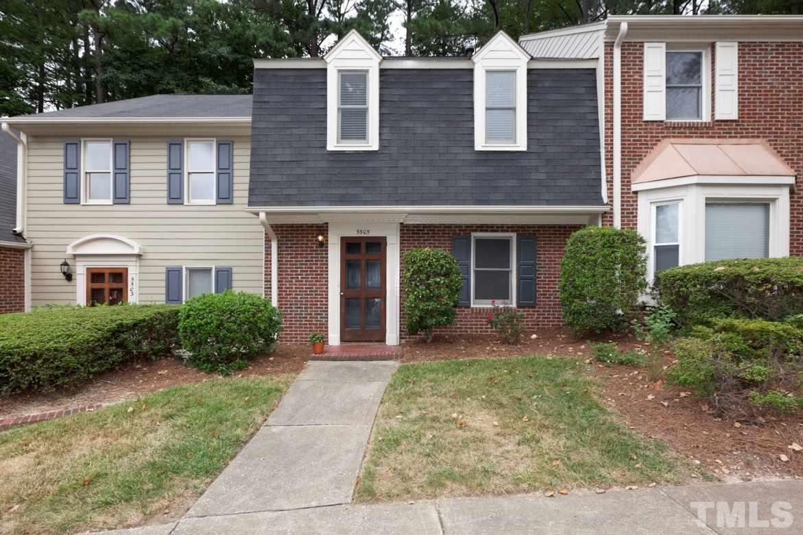 5505 Hamstead Crossing Raleigh, NC 27612 - Photo 1 of 25 a front view of a house with garden