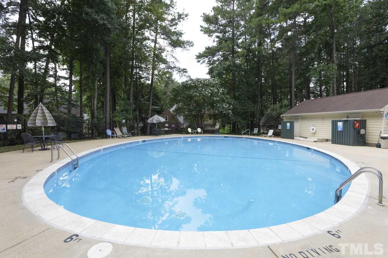 5505 Hamstead Crossing Raleigh, NC 27612 - Photo 24 of 25 a view of outdoor space yard and swimming pool