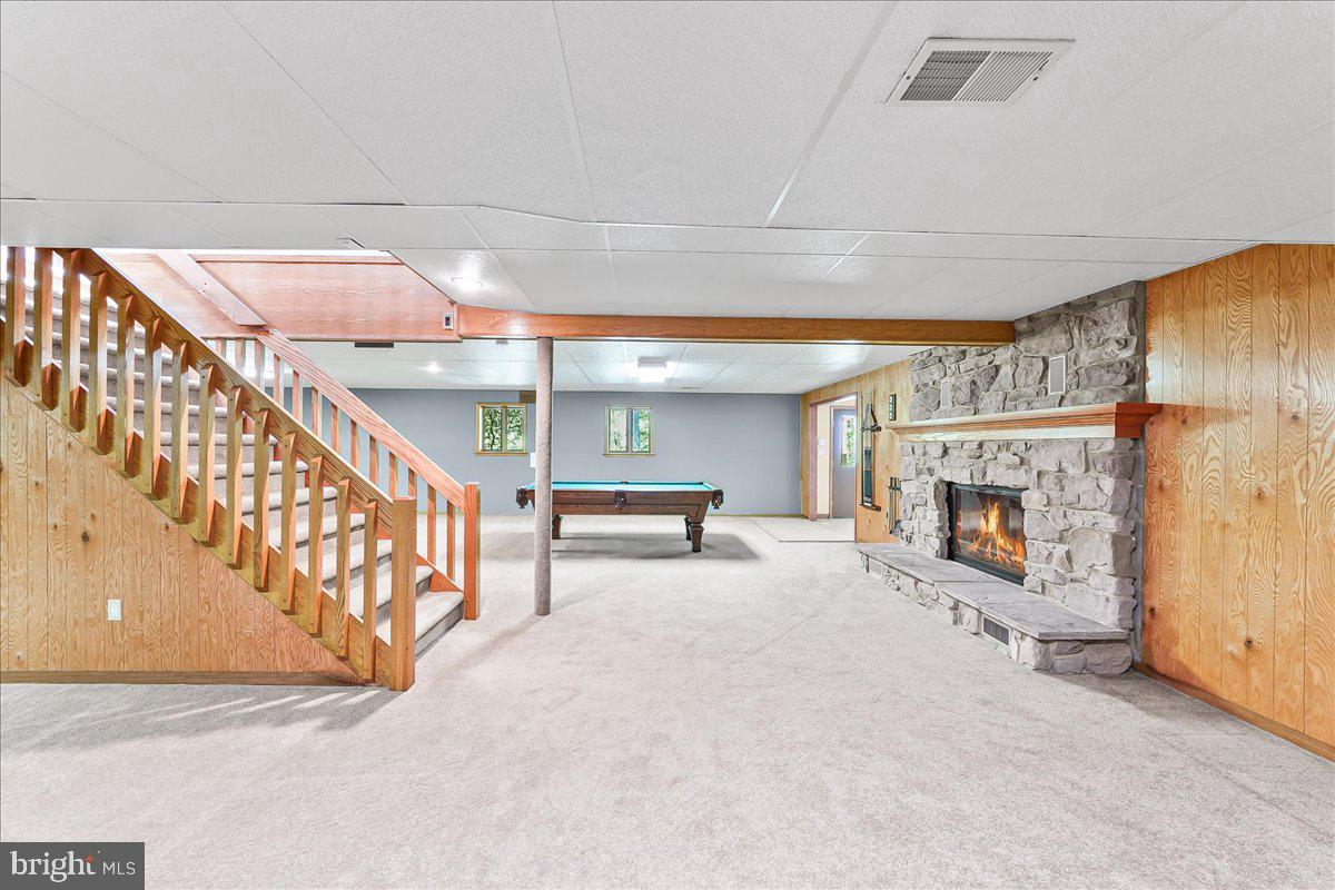 322 Buttonwood Road Landenberg, PA 19350 - Photo 33 of 60 Spacious basement with cozy fireplace.