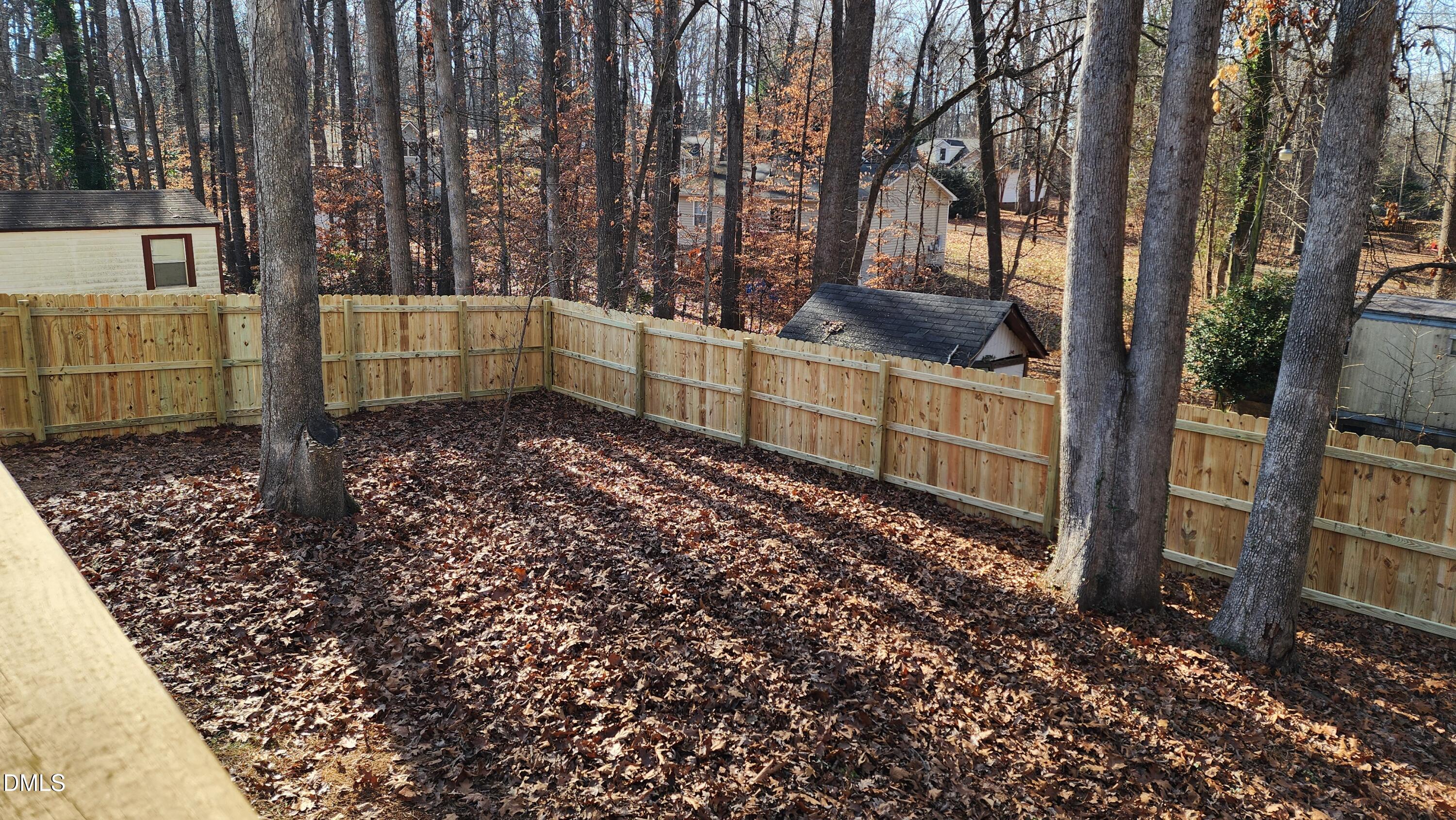 612 Miller Road Hillsborough, NC 27278 - Photo 27 of 35 a view of a backyard of the house