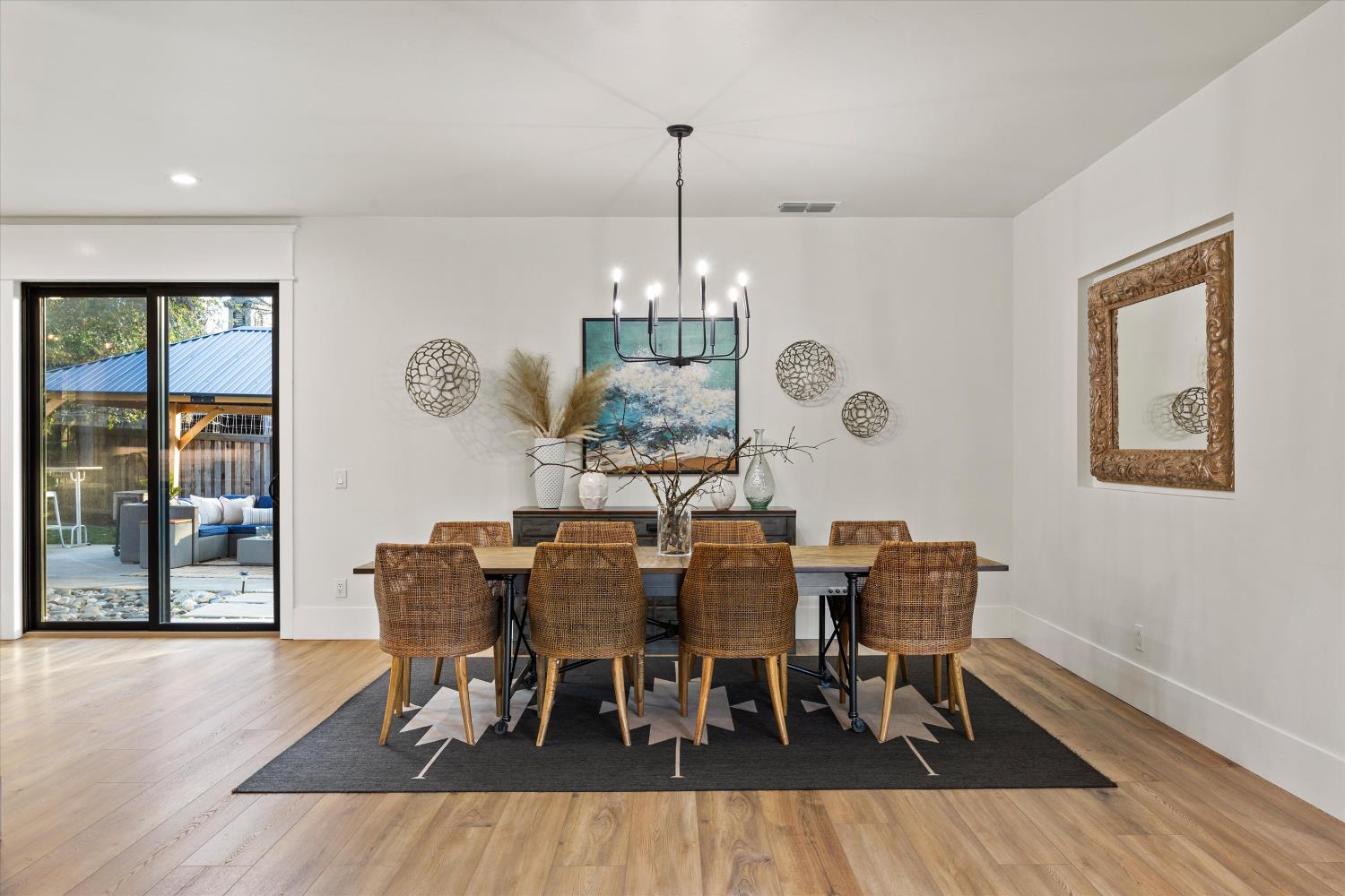 6620 Auburn Folsom Road Granite Bay, CA 95746 - Photo 20 of 69 a view of a dining room with furniture window and wooden floor