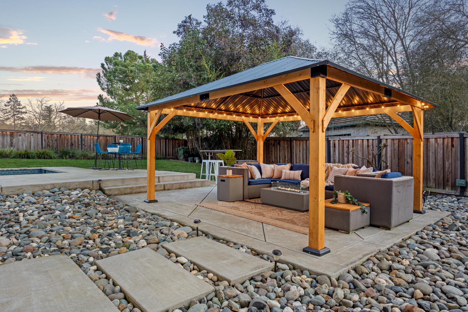 6620 Auburn Folsom Road Granite Bay, CA 95746 - Photo 53 of 69 a view of a two chairs and table in the patio