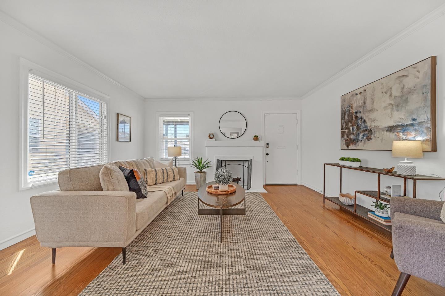 1490 Plaza Drive San Leandro, CA 94578 - Photo 2 of 39 a living room with furniture fireplace and window