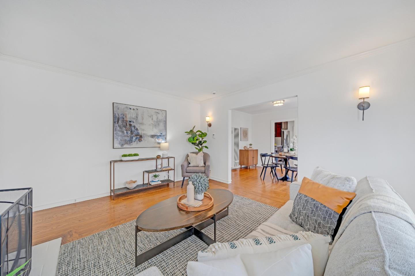 1490 Plaza Drive San Leandro, CA 94578 - Photo 3 of 39 a living room with furniture and wooden floor