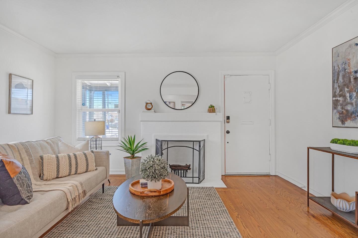 1490 Plaza Drive San Leandro, CA 94578 - Photo 6 of 39 a living room with furniture and a fireplace