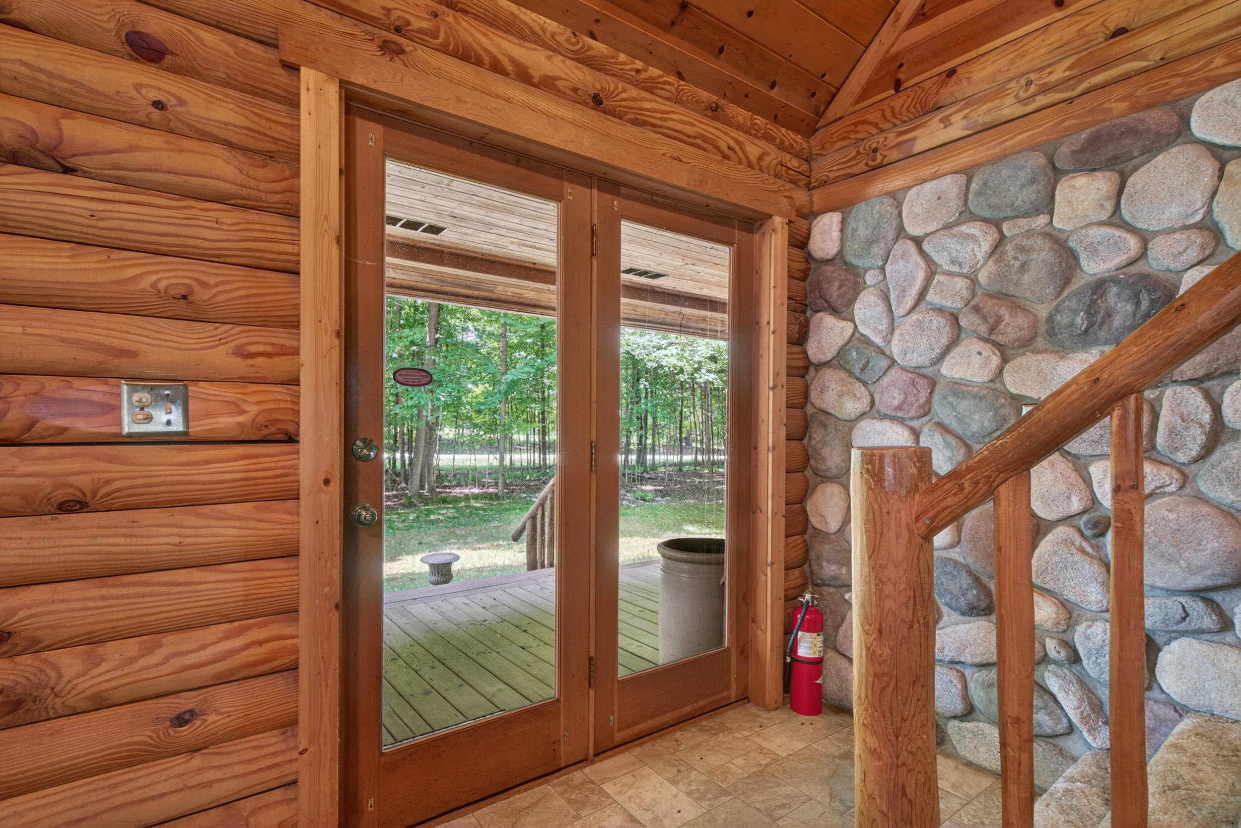 7789 Thorne Road Horton, MI 49246 - Photo 24 of 65 Front Entry & Staircase to Second Floor