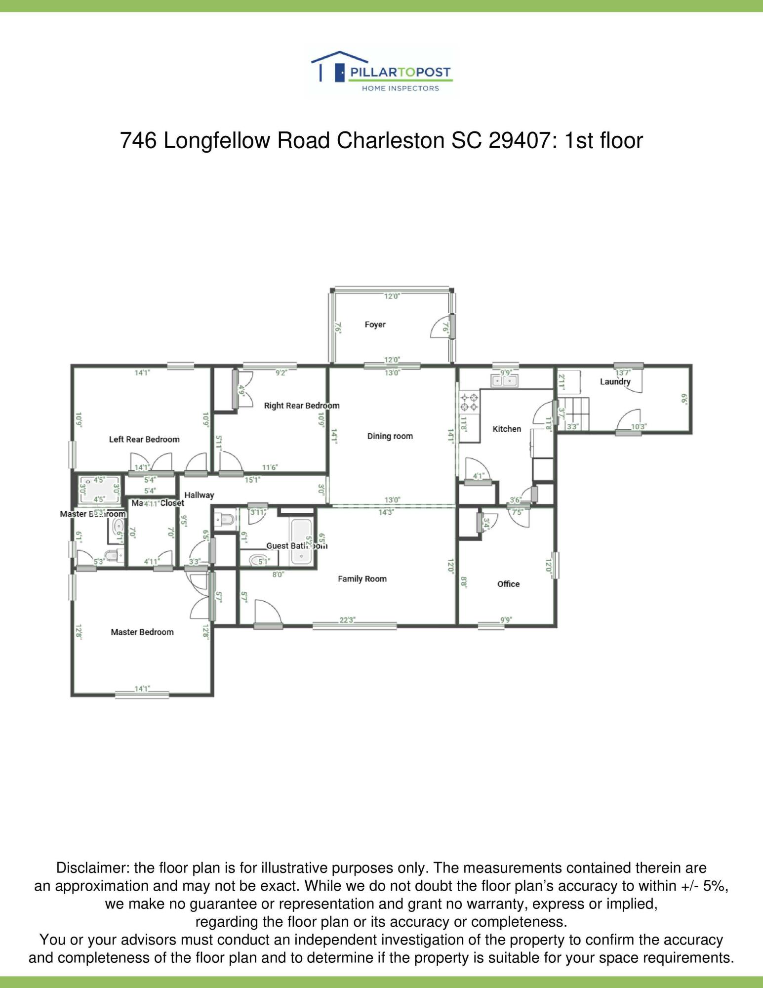 746 Longfellow Road Charleston, SC 29407 - Photo 44 of 44 Floor Plan