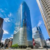 a view of a tall building