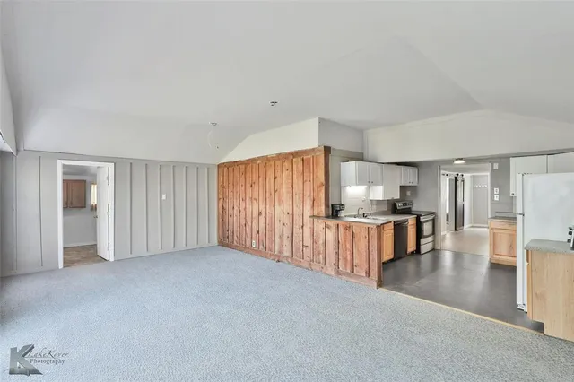 a house view with a garden space