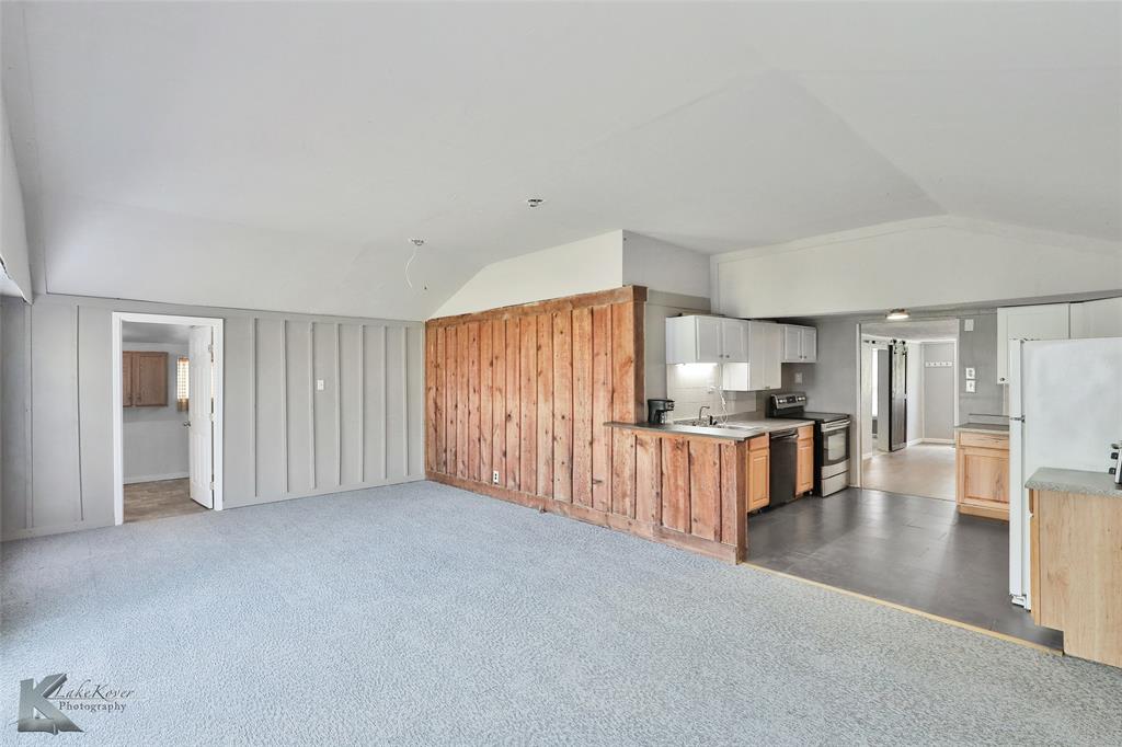 377 Grisham Road Haskell, TX 79521 - Photo 36 of 37 a view of kitchen with refrigerator and window