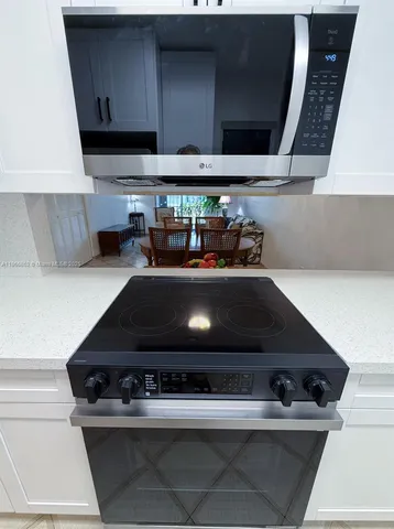 a close view of stove