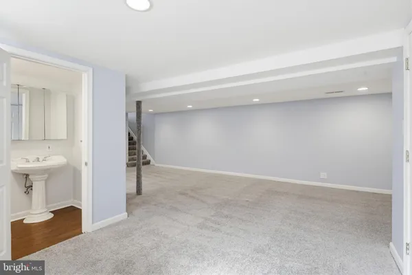 a view of an empty room