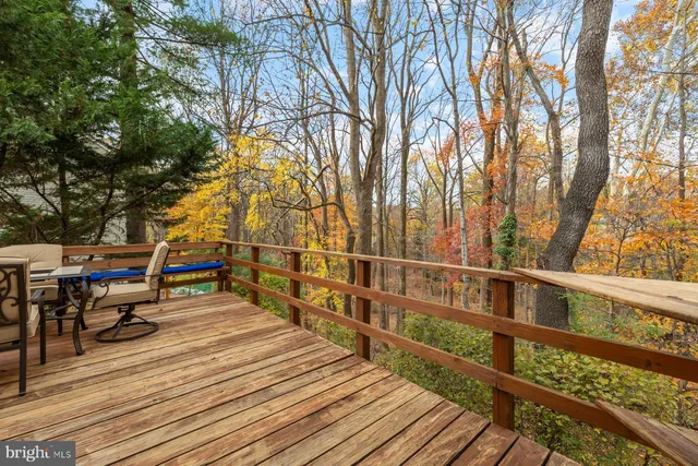a view of outdoor space with seating area