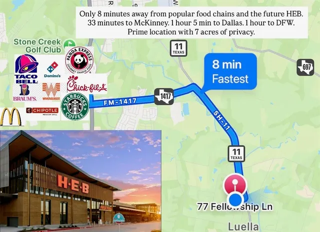 $899,000 | 77 Fellowship Lane, Sherman, TX 75090