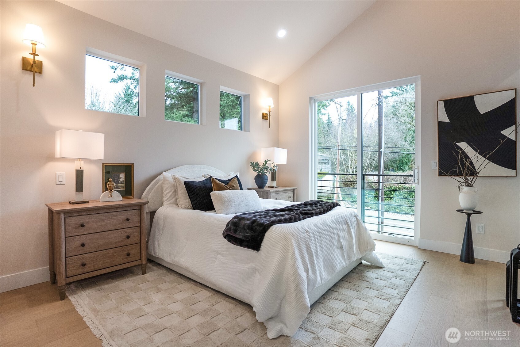 18607 104th Avenue Northeast, Unit B Bothell, WA 98011 - Photo 21 of 29 a bed room with a bed and a tv