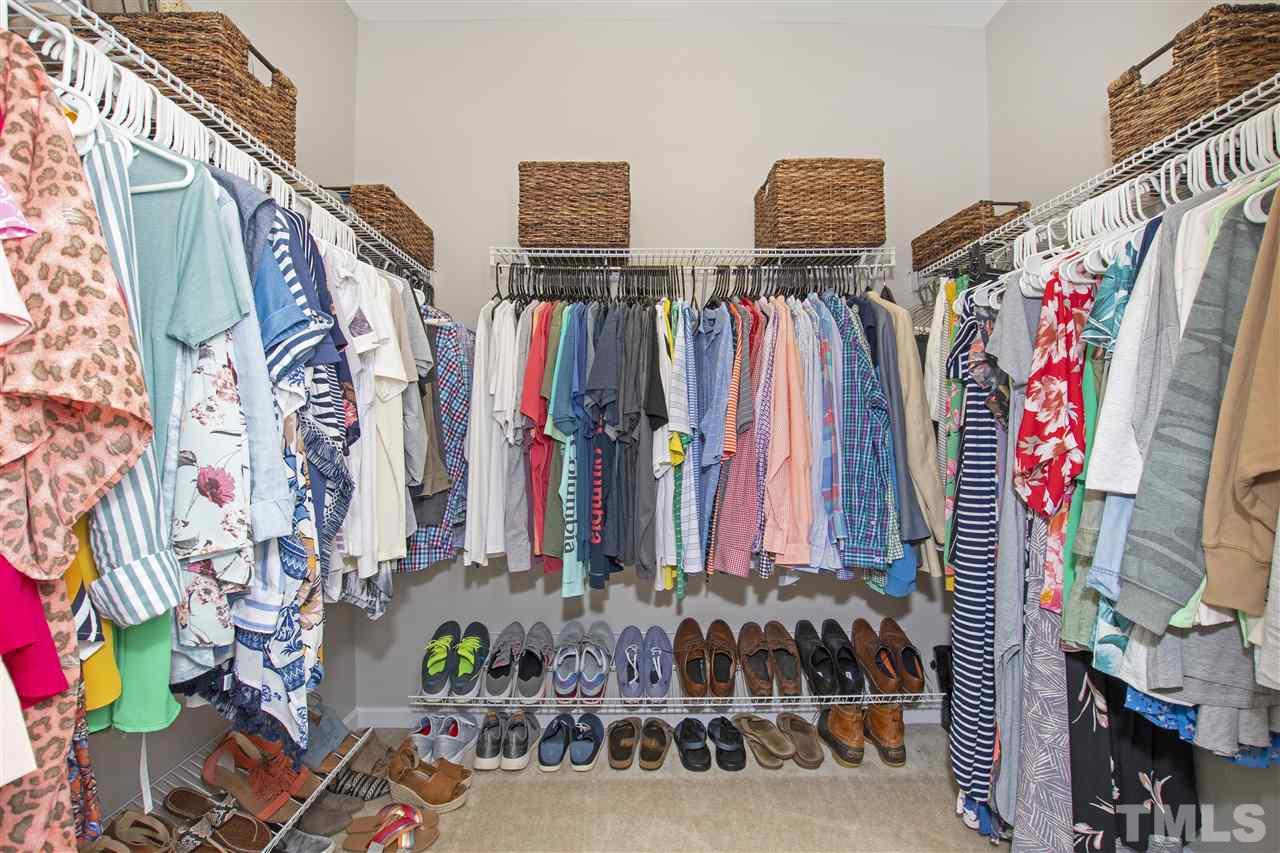 725 Wickham Ridge Road Apex, NC 27539 - Photo 11 of 30 Spacious Walk-In Closet with Shelving