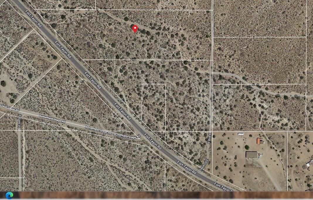0 Fort Tejon Road Pearblossom, CA 93553 - Photo 2 of 24 fort tejon lot 1 map