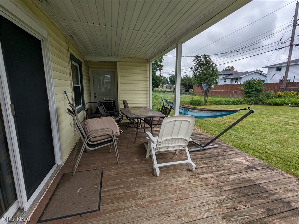 6445 Sherborn Road Cleveland, OH 44130 - Photo 6 of 20 Slider off DR to 16x12 Deck