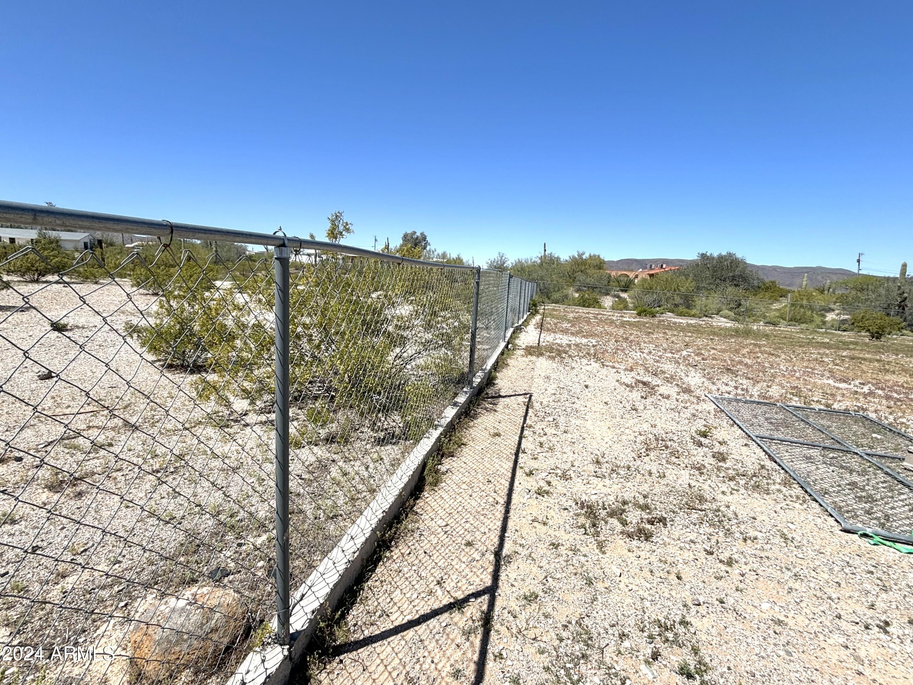 1241 West Nelson Road Ajo, AZ 85321 - Photo 14 of 15 3/4 Acre with Stem Wall and chain link