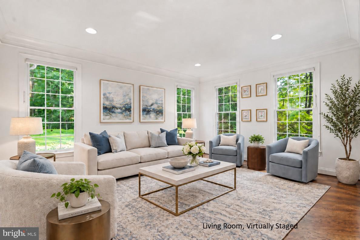 Living Room Virtually Staged