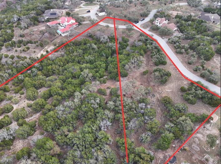 20114 Victoria Chase Leander, TX 78645 - Photo 11 of 14 Aerial view of property's location featuring property parcel outlined