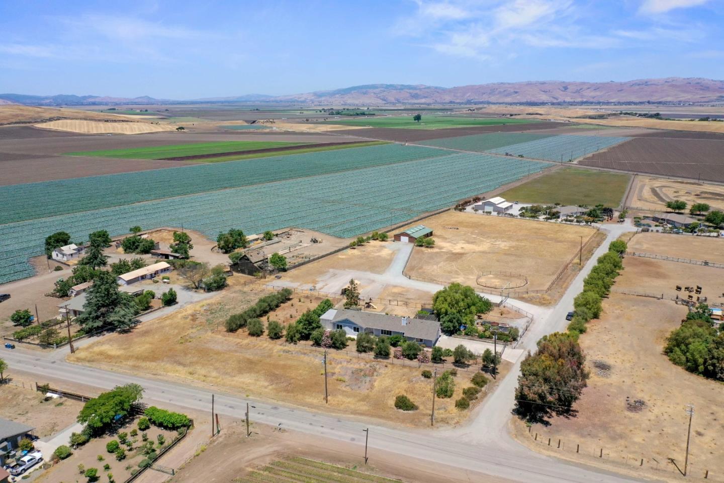 1150 Wright Road Hollister, CA 95023 - Photo 67 of 68 an aerial view of ocean and residential houses with outdoor space