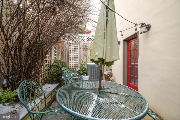 a view of outdoor space and deck