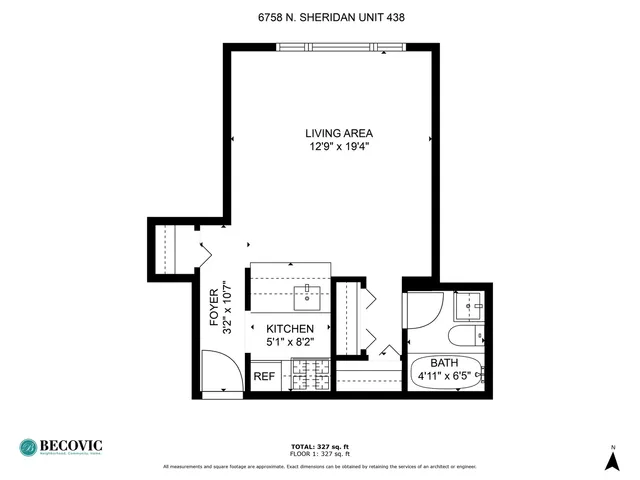 $1,209 | 6758 North Sheridan Road, Unit 238, Chicago, IL 60626