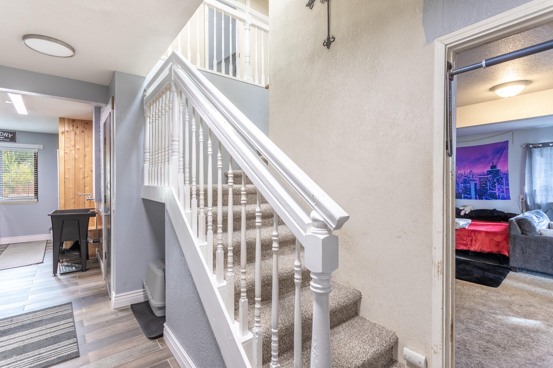 6188 Happy Valley Road Anderson, CA 96007 - Photo 39 of 58 a view of entryway and hall with wooden floor