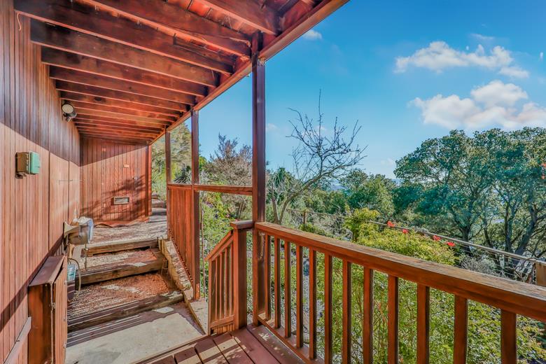 11 Senior Avenue Berkeley, CA 94708 - Photo 35 of 38 a view of balcony with wooden floor and fence