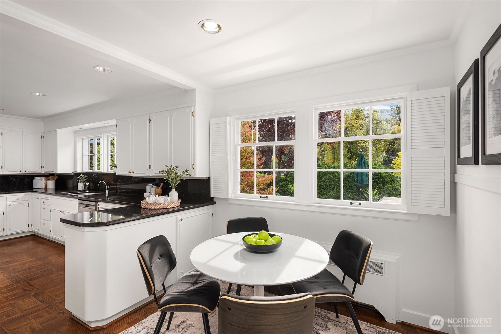 5525 Northeast Penrith Road Seattle, WA 98105 - Photo 13 of 36 a view of a dining room with furniture and window