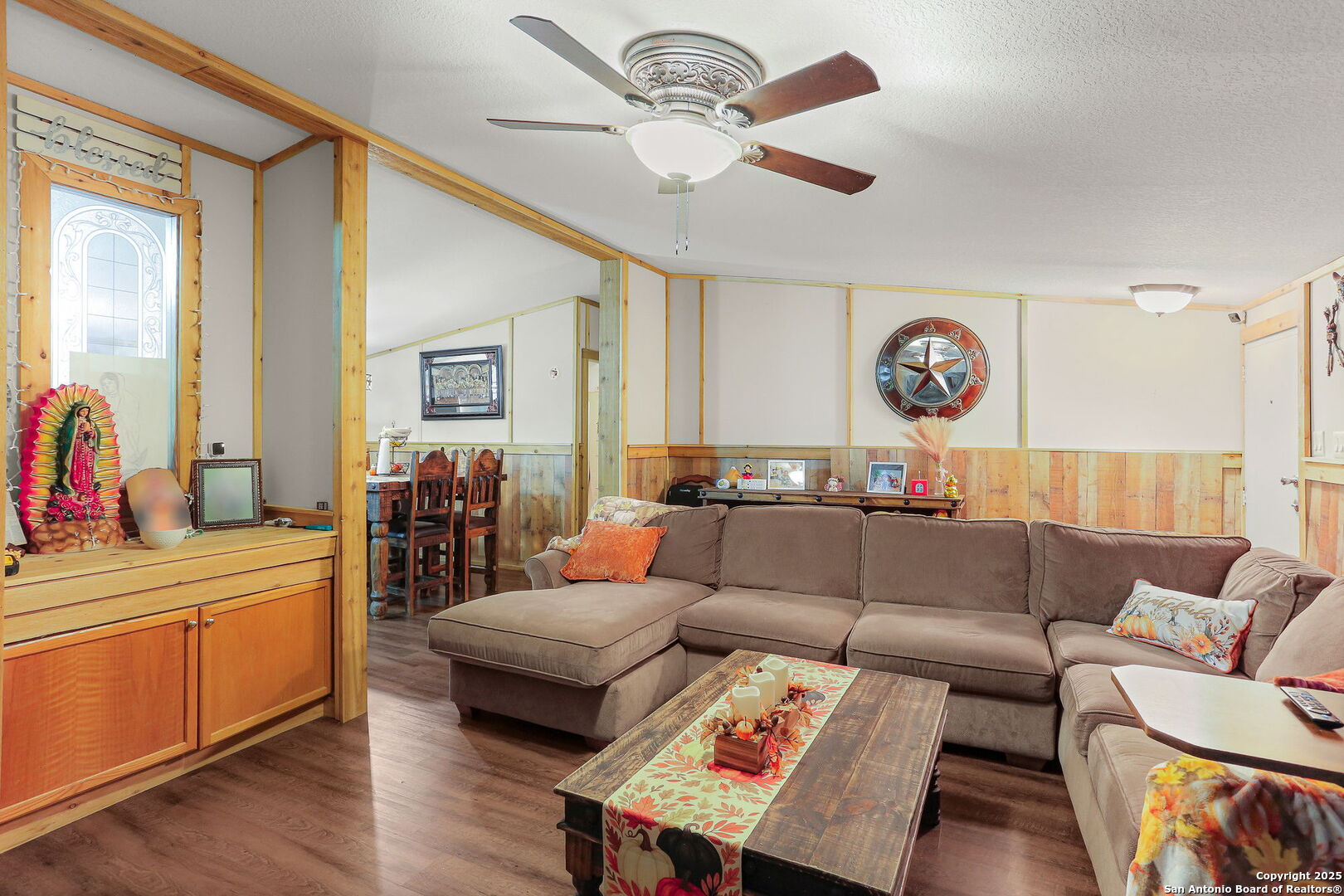 12925 Luckey Road Atascosa, TX 78002 - Photo 13 of 50 a living room with furniture and a large window