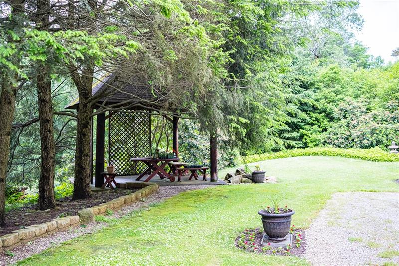 3666 Sandy Hill Road Gibsonia, PA 15044 - Photo 4 of 23 The picnic pagoda is a great spot for grill or guest seating.