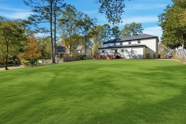 a view of city with tall buildings