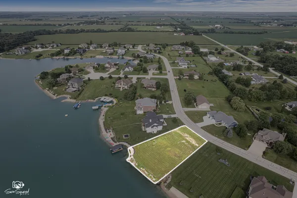 a view of yard with ocean view