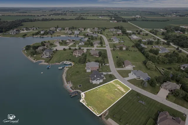 a view of yard with ocean view