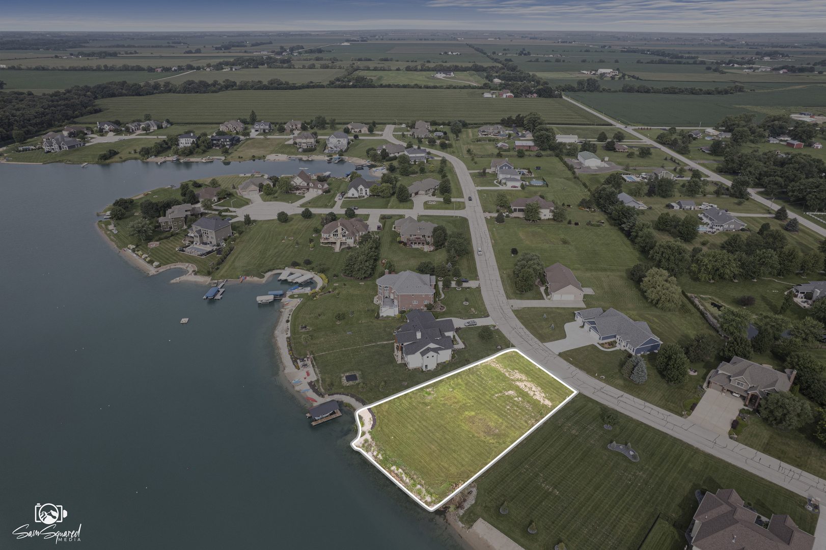 2812 Ninovan Lane Minooka, IL 60447 - Photo 6 of 12 an aerial view of a house with a yard