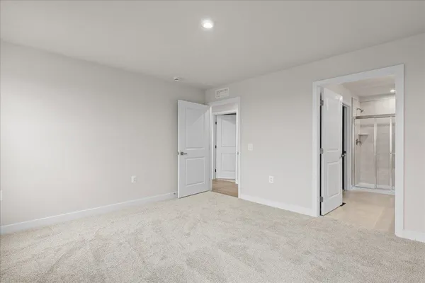 a view of an empty room