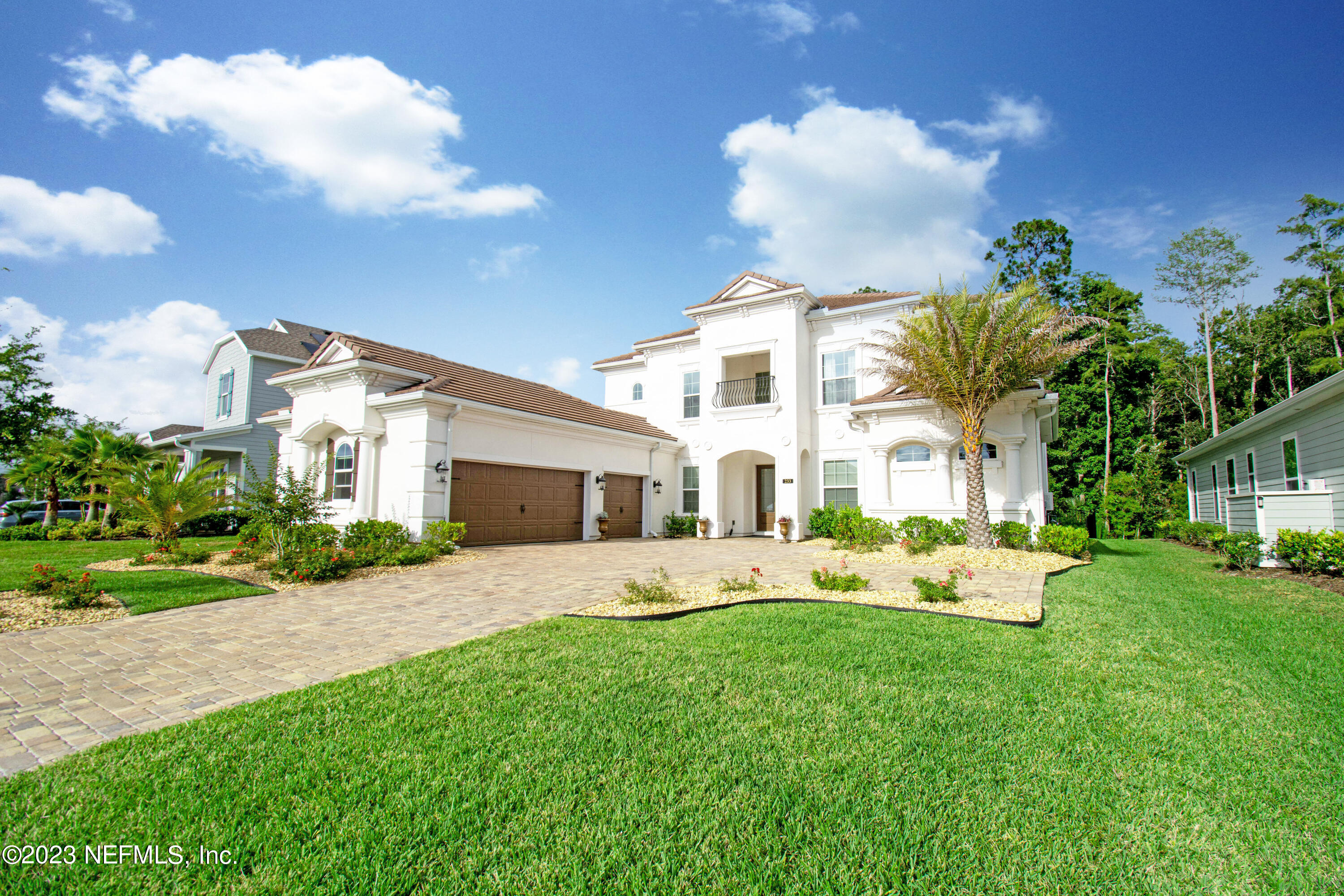233 Aspinwall Parkway St. Augustine, FL 32095 - Photo 3 of 31 a front view of house with yard